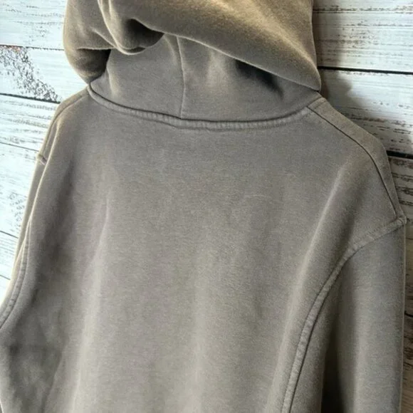 Oner Active Classic Oversized Hoodie in Deep Taupe - Size Medium - Picture 11 of 13